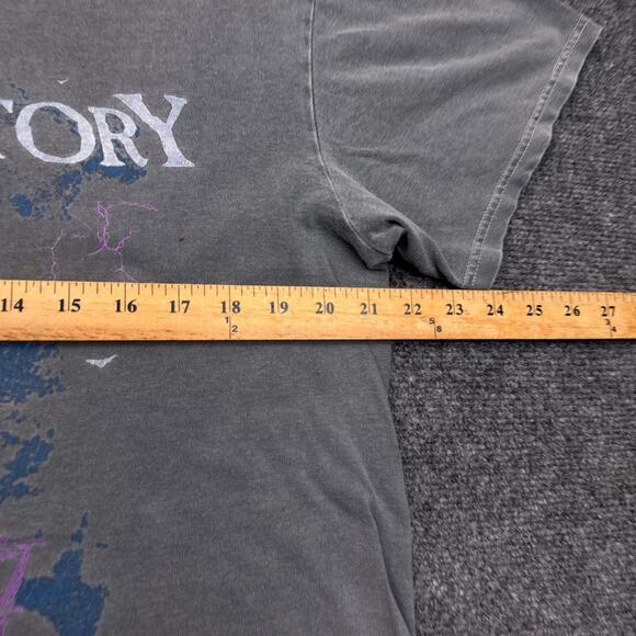 Bailey Sarian Dark History T Shirt Adult Size Large Gray Vintage Style Tee - Picture 11 of 12